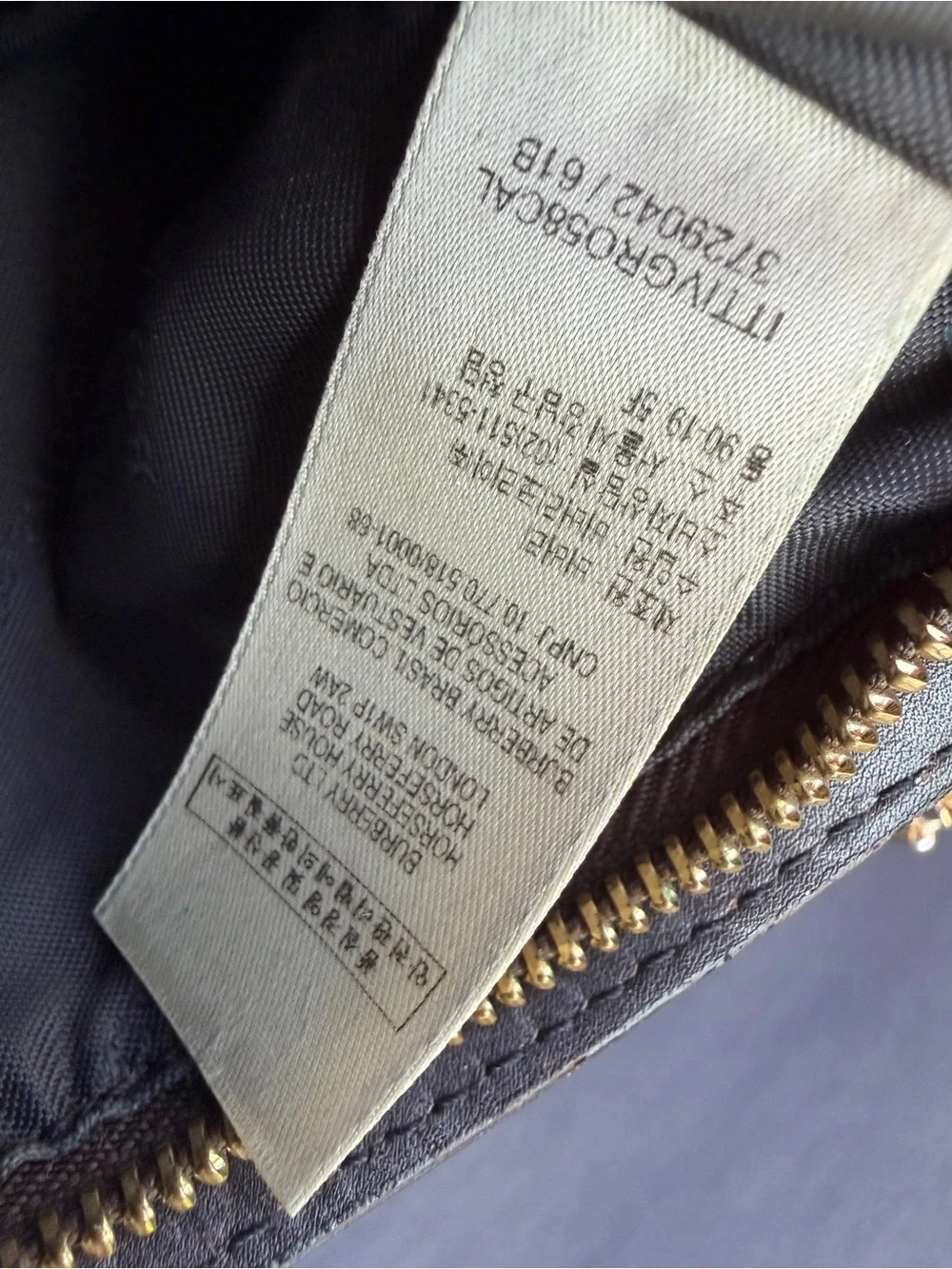 Vintage Burberry Clara Pochette Mini Shoulder Bag Canvas